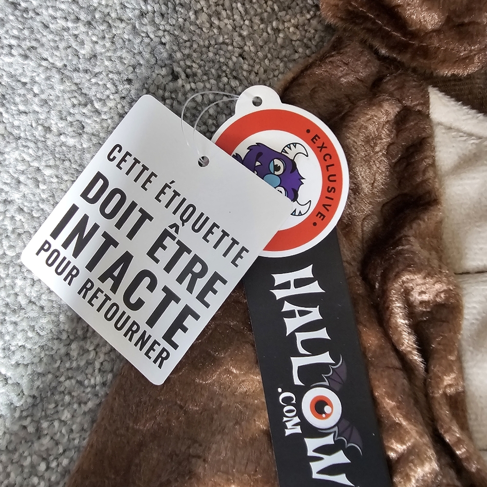 Baby Brown Triceratops Costume with Cream Egg - Unbranded - Picture 8 of 13